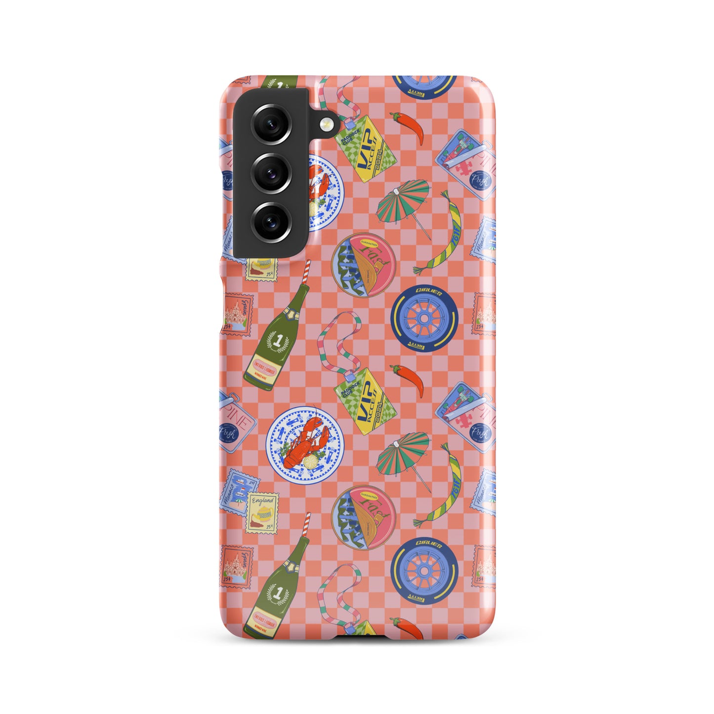 Jetset Picnic Pink Case for Samsung