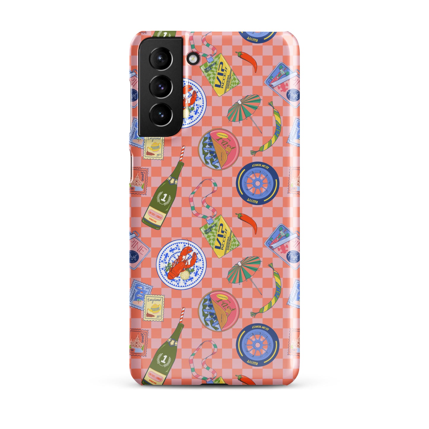 Jetset Picnic Pink Case for Samsung