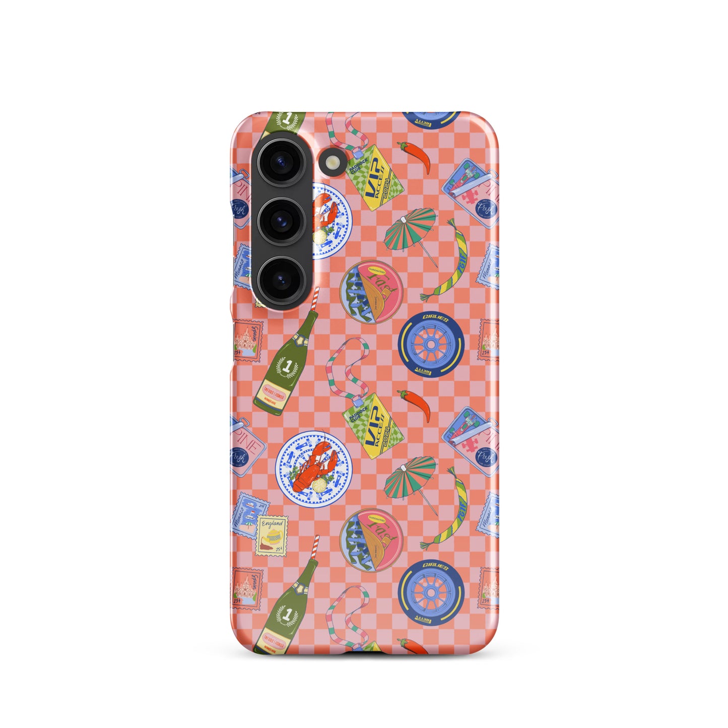 Jetset Picnic Pink Case for Samsung