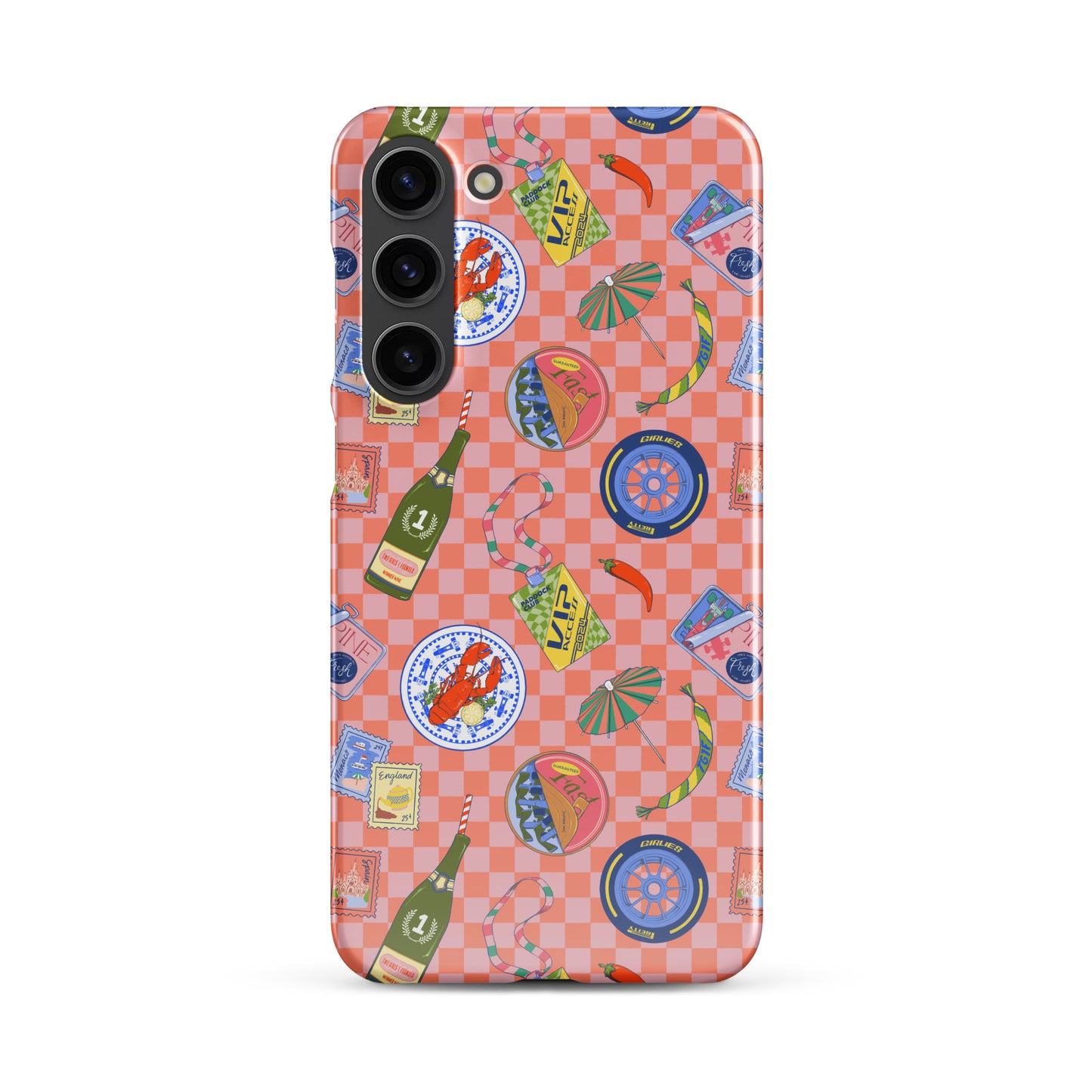 Jetset Picnic Pink Case for Samsung