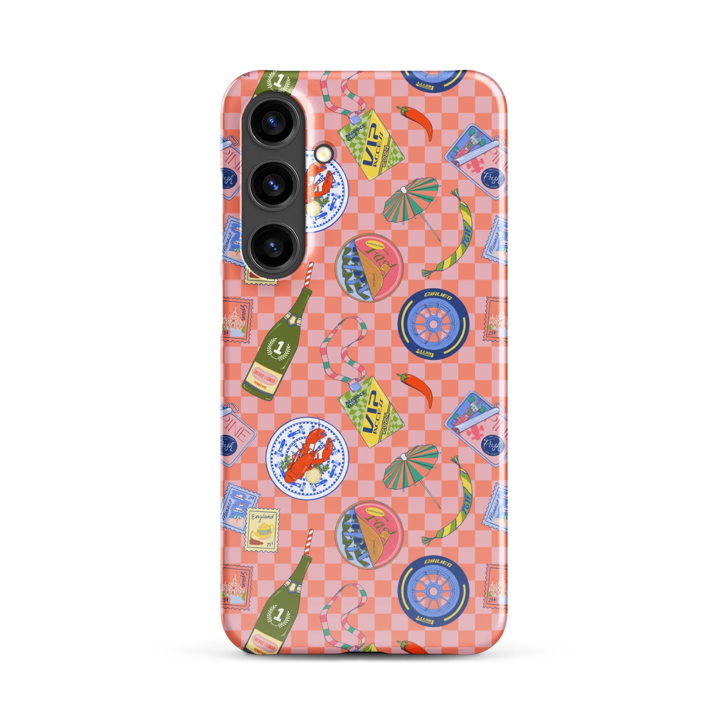 Jetset Picnic Pink Case for Samsung