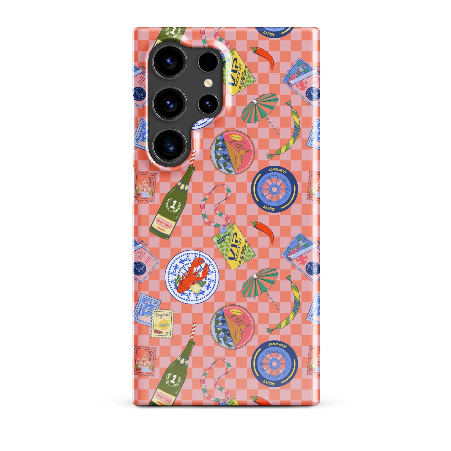 Jetset Picnic Pink Case for Samsung