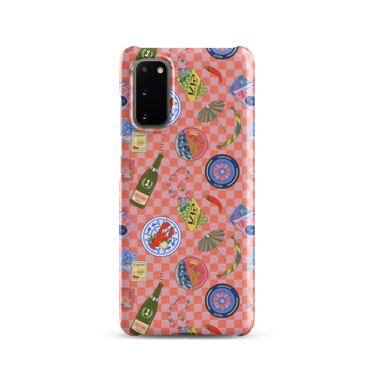 Jetset Picnic Pink Case for Samsung