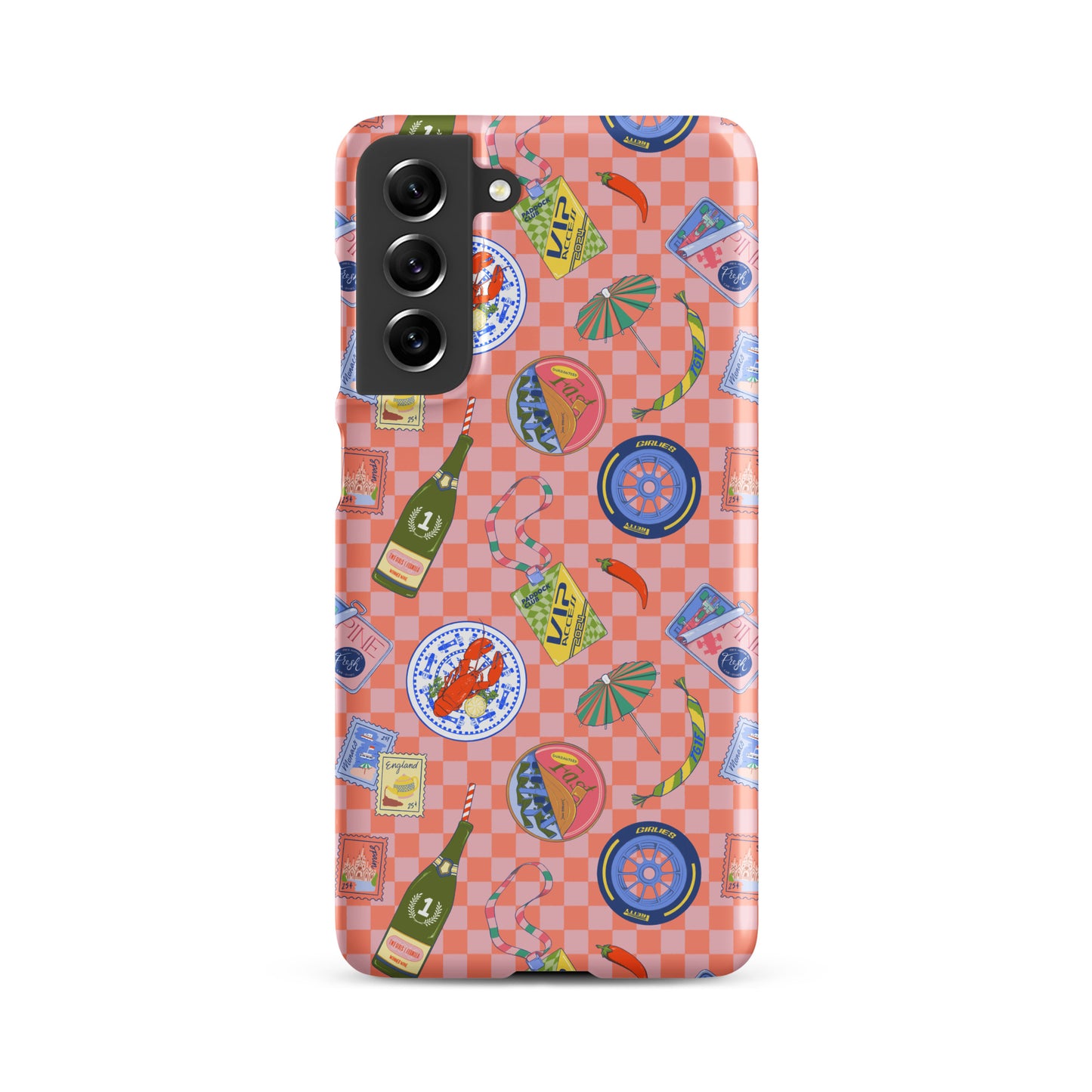 Jetset Picnic Pink Case for Samsung