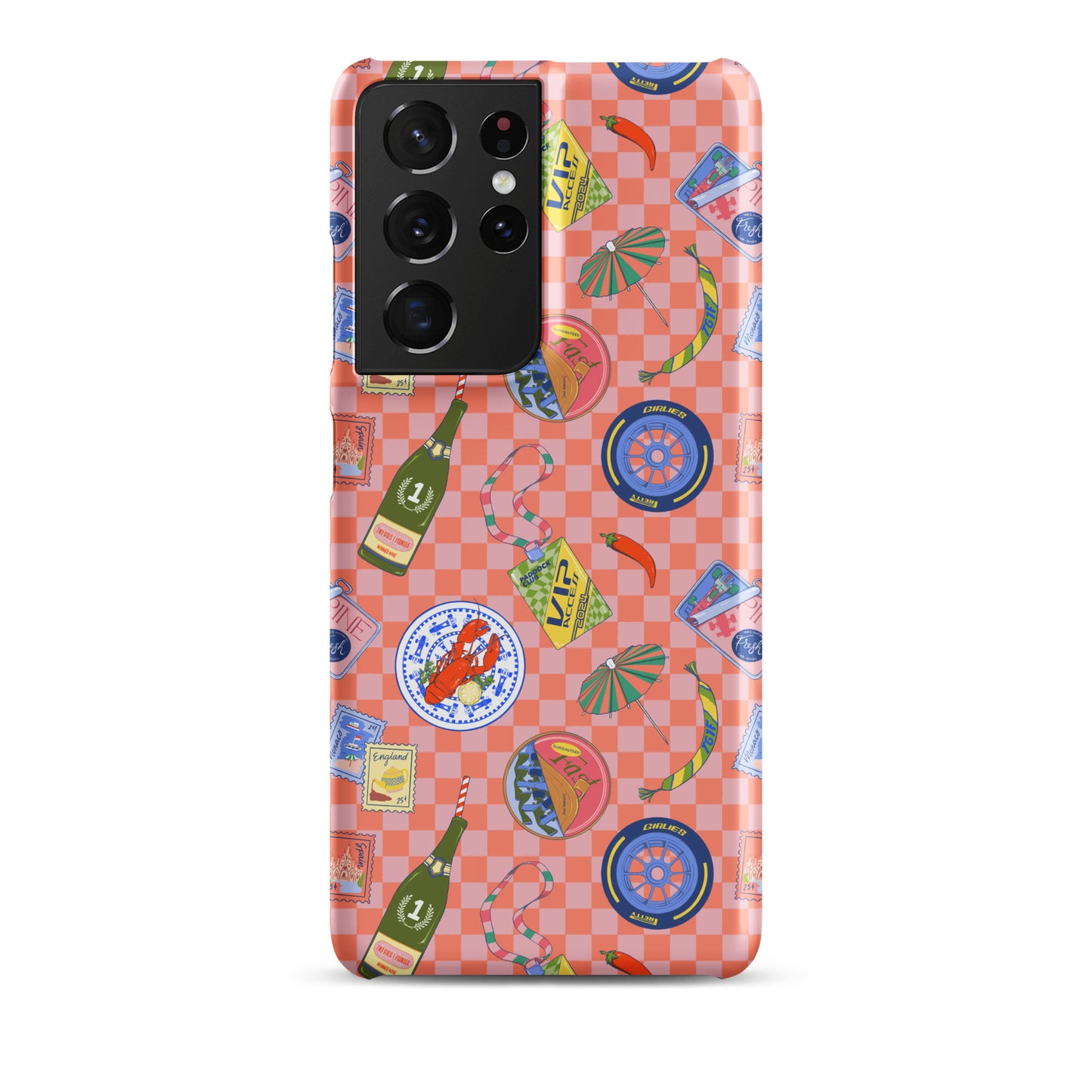 Jetset Picnic Pink Case for Samsung