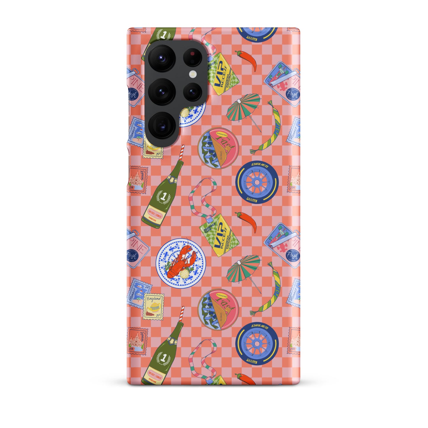 Jetset Picnic Pink Case for Samsung