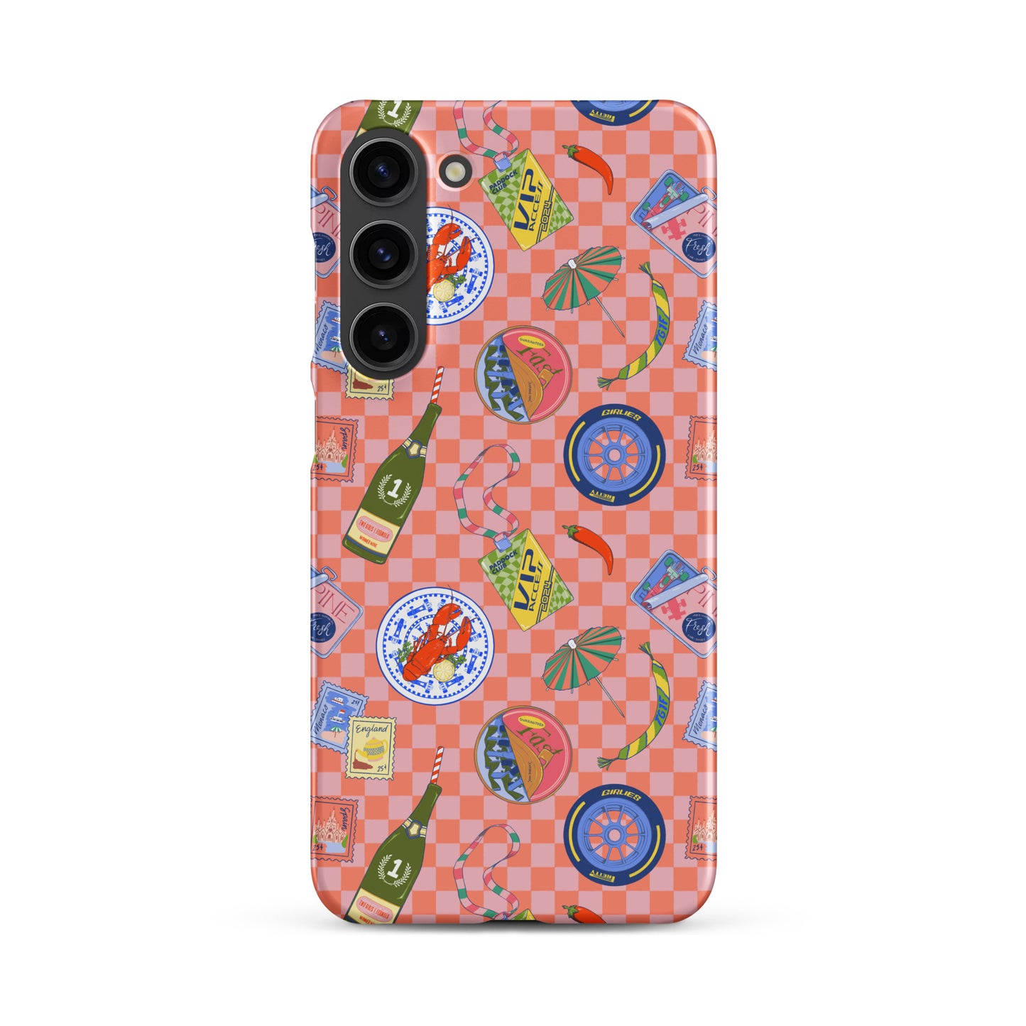Jetset Picnic Pink Case for Samsung