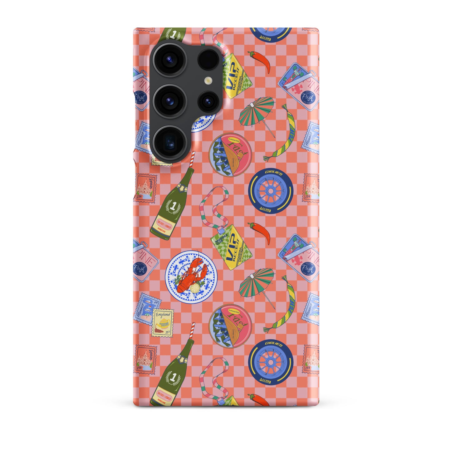 Jetset Picnic Pink Case for Samsung