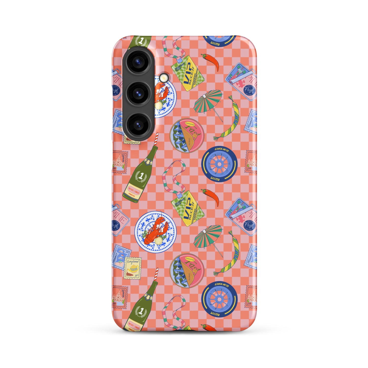 Jetset Picnic Pink Case for Samsung