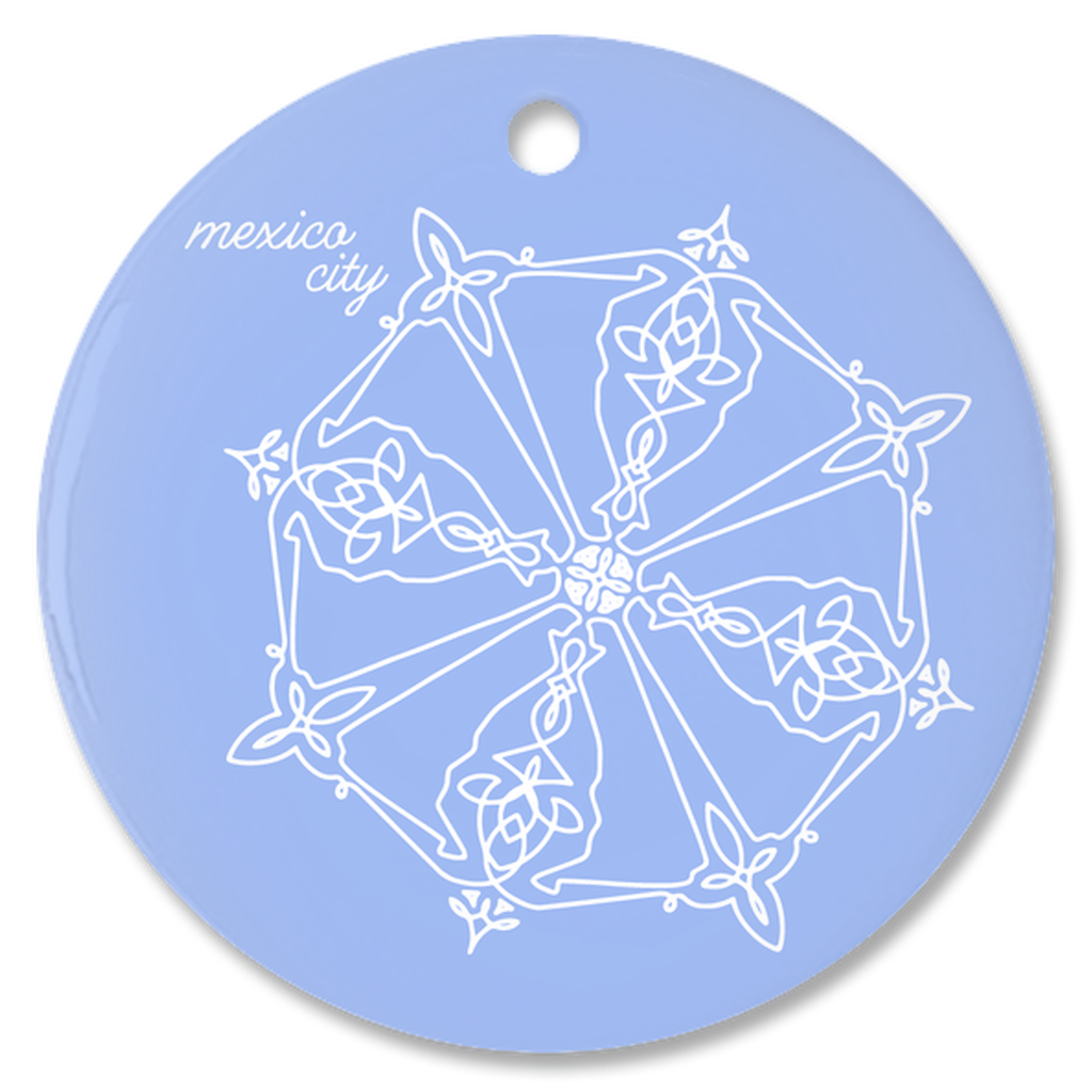 Mexico City Trackflake Ornament