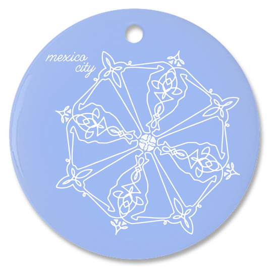 Mexico City Trackflake Ornament