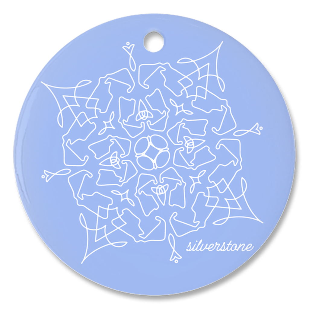 Silverstone Trackflake Ornament