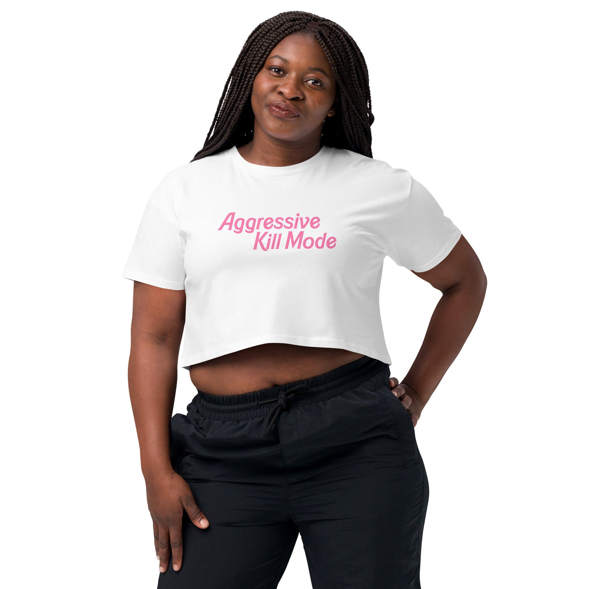 Aggressive Kill Mode crop top - twogirls1formula