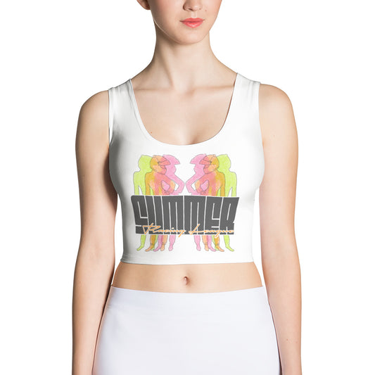 Summer Racing League Crop Top Tank