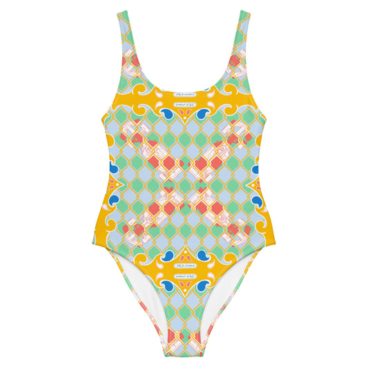 F1 Bandana One-Piece Swimsuit