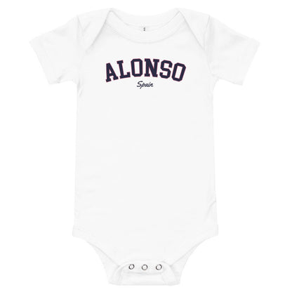 Alonso Baby Onesie - twogirls1formula