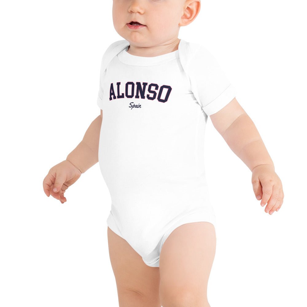 Alonso Baby Onesie - twogirls1formula