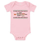 F1 Sleigh Ride Baby Onesie