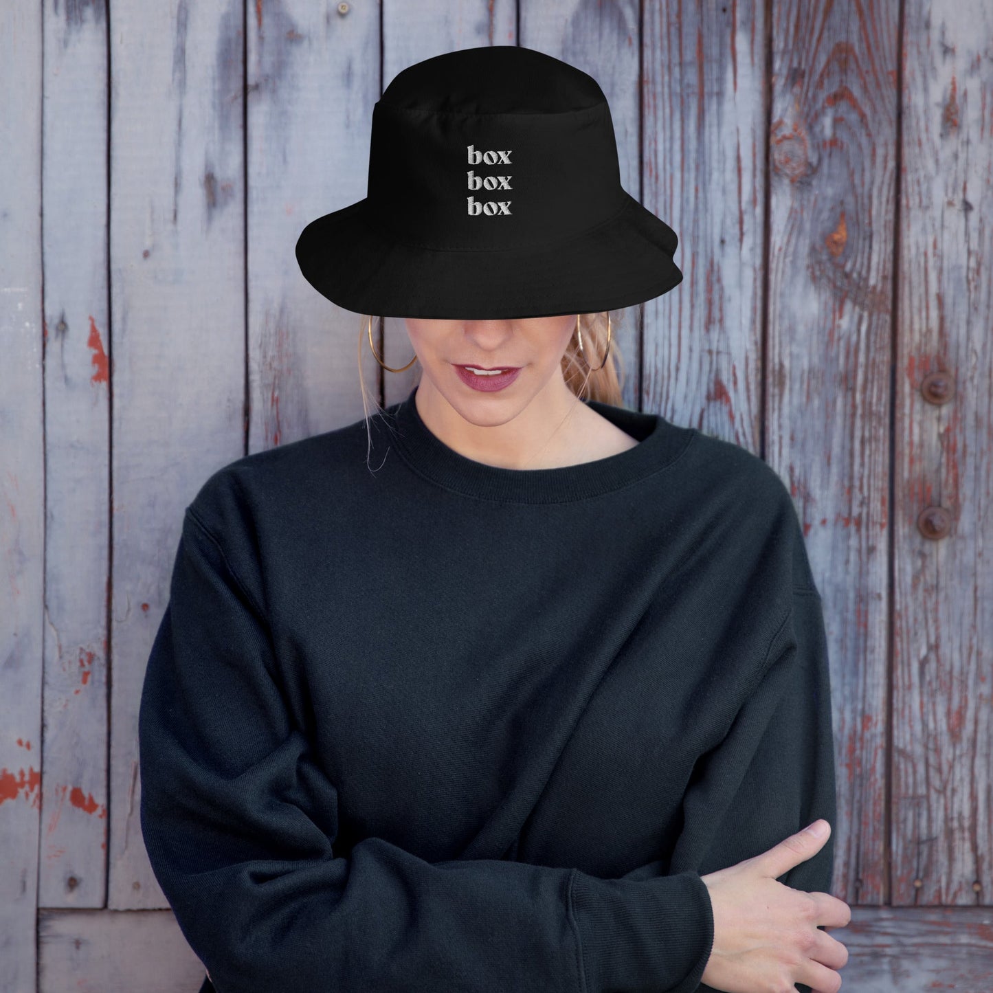 Box Box Box Bucket Hat - twogirls1formula