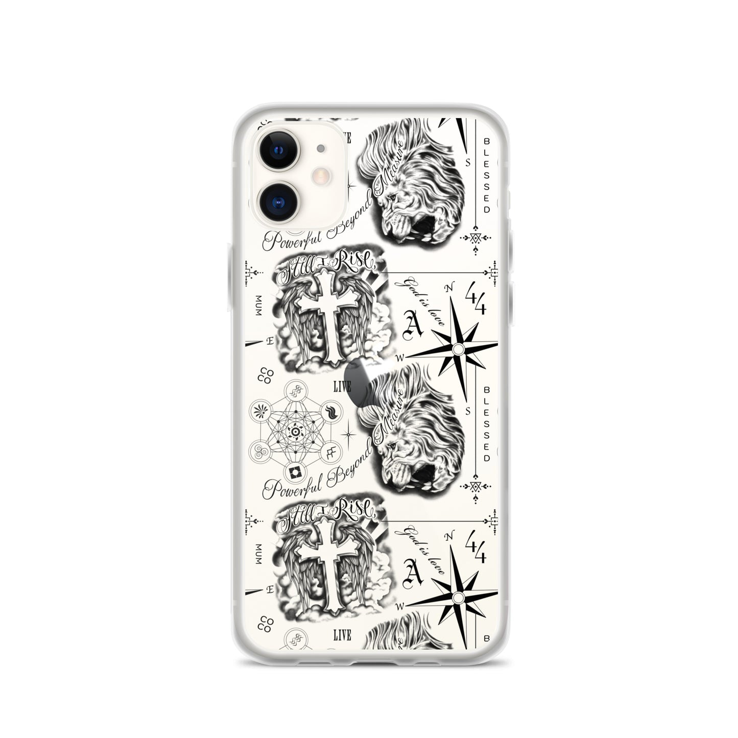 Lewis Hamilton Tattoo Art iPhone Case