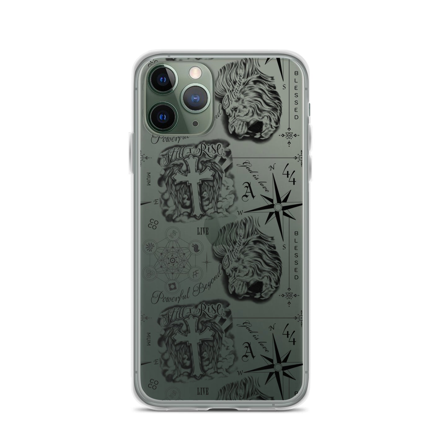 Lewis Hamilton Tattoo Art iPhone Case