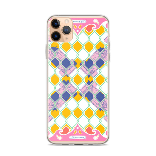 Pink Summer Racing League iPhone Case