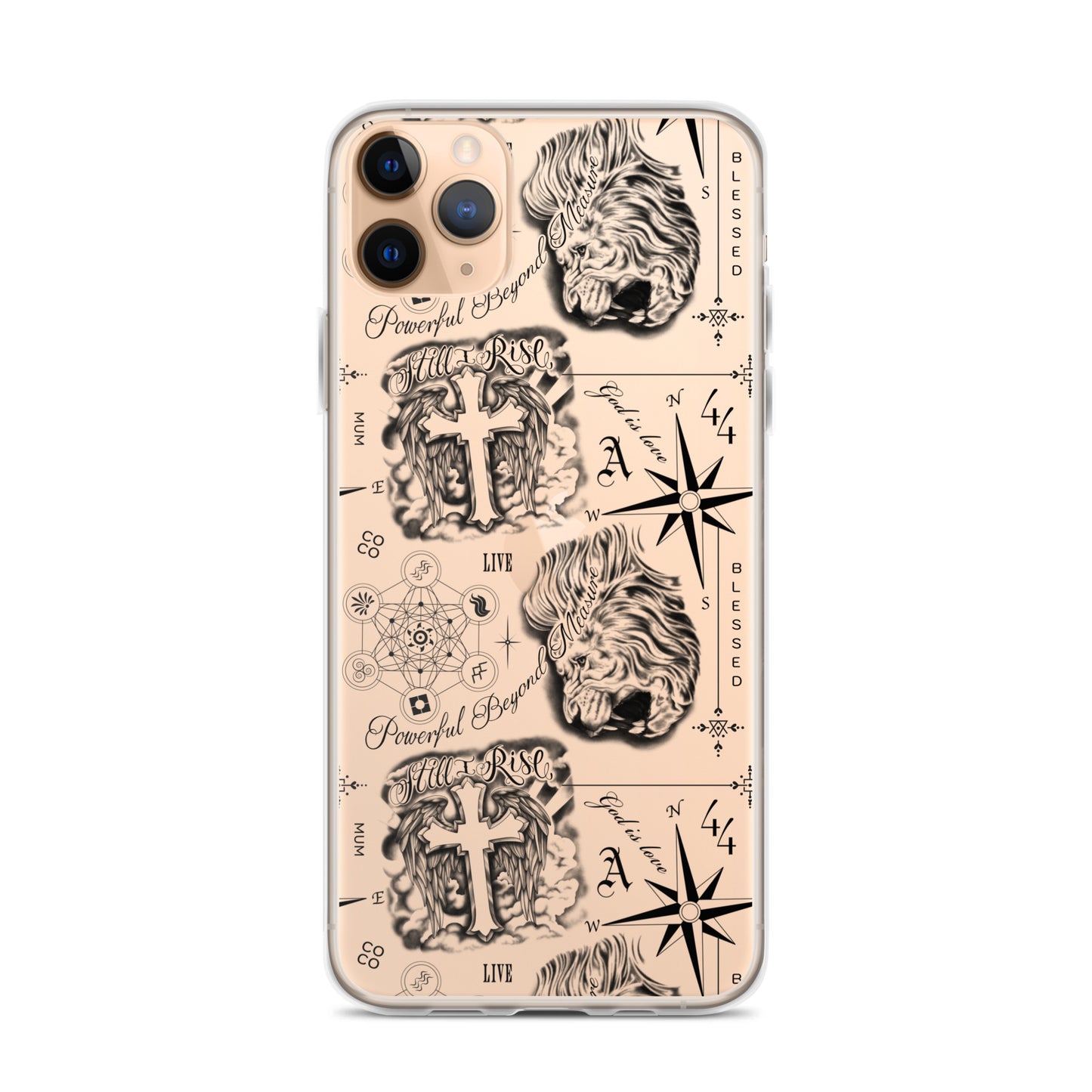 Lewis Hamilton Tattoo Art iPhone Case