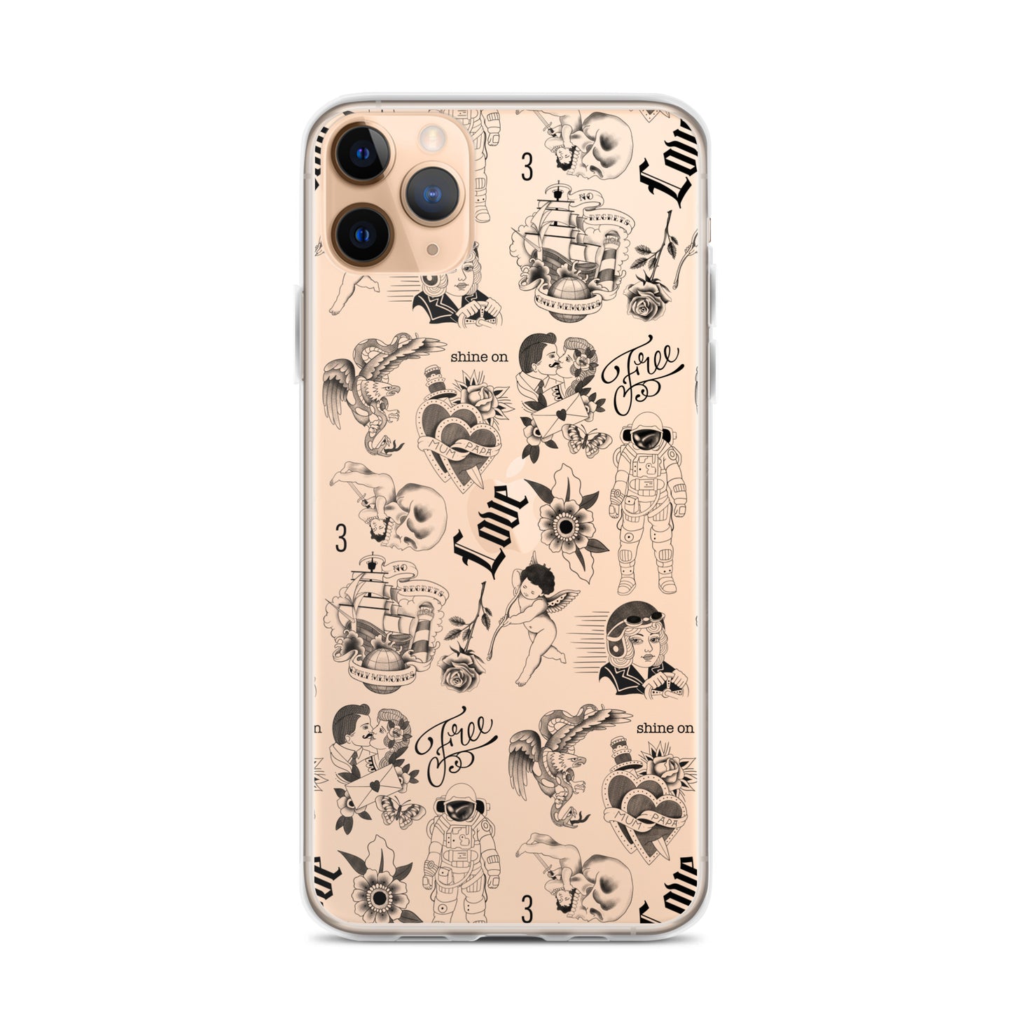 Iconic Daniel Ricciardo Tattoo iPhone Case