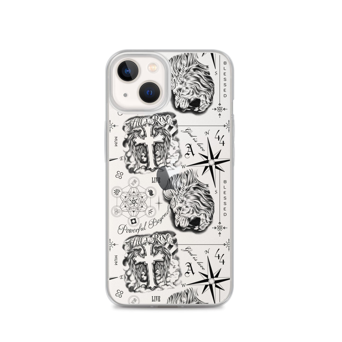 Lewis Hamilton Tattoo Art iPhone Case