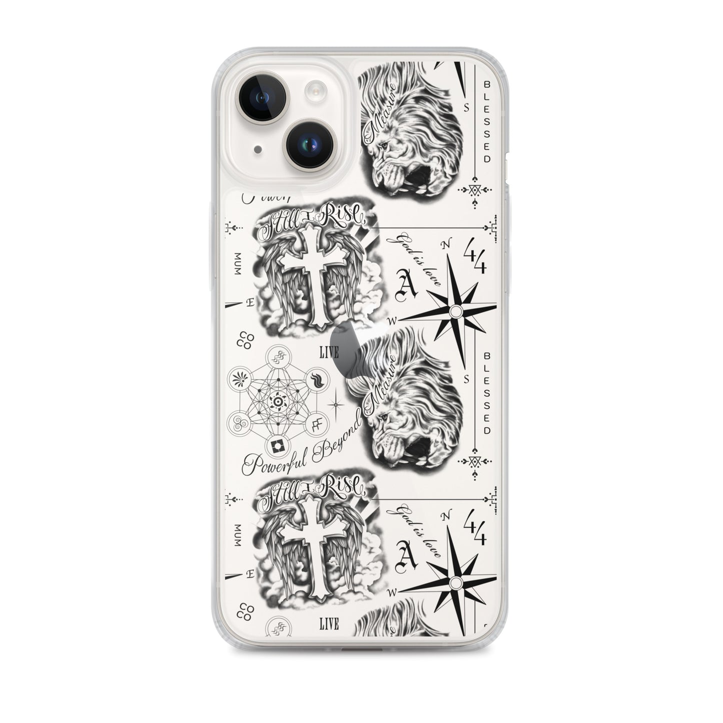 Lewis Hamilton Tattoo Art iPhone Case