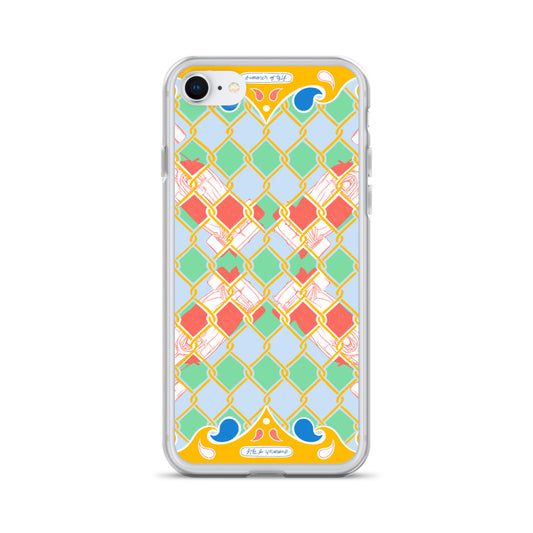Yellow Summer Racing League iPhone Case