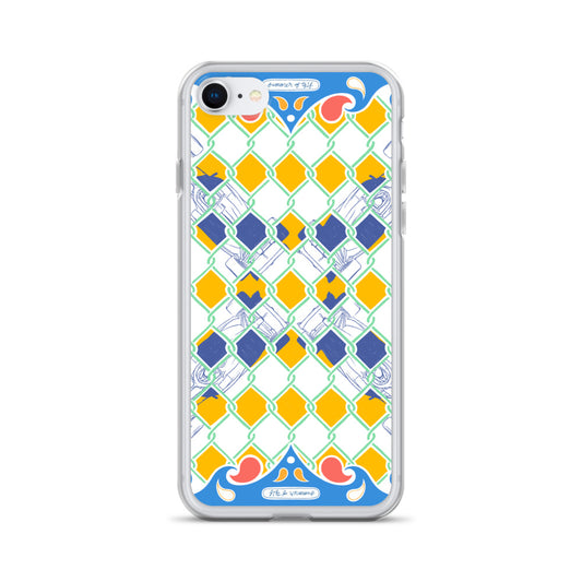 Blue Summer Racing League iPhone Case - twogirls1formula