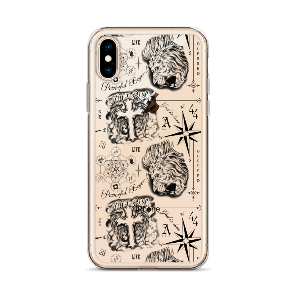 Lewis Hamilton Tattoo Art iPhone Case