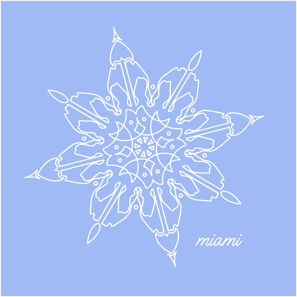 Miami Trackflake Ornament