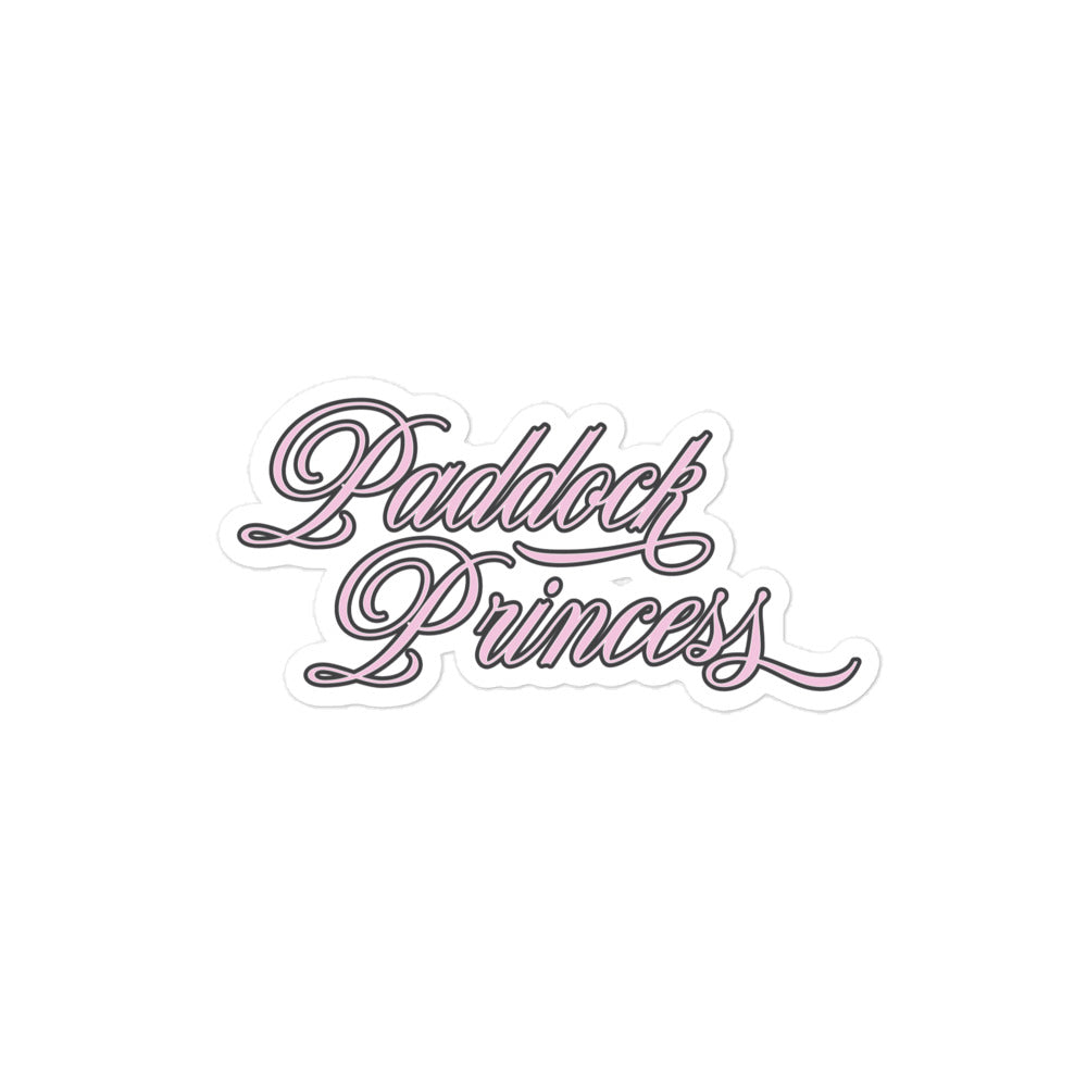 Paddock Princess Sticker