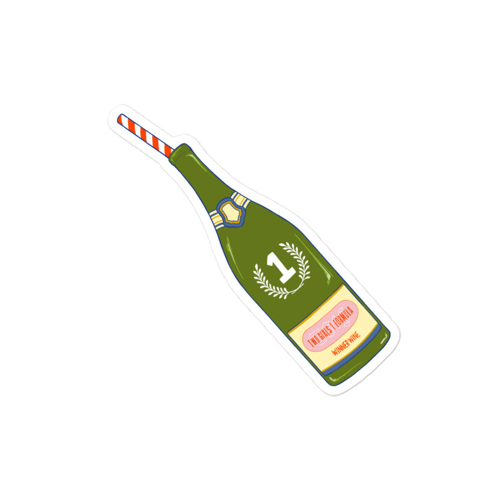 Jetset 'Winner Wine' Sticker