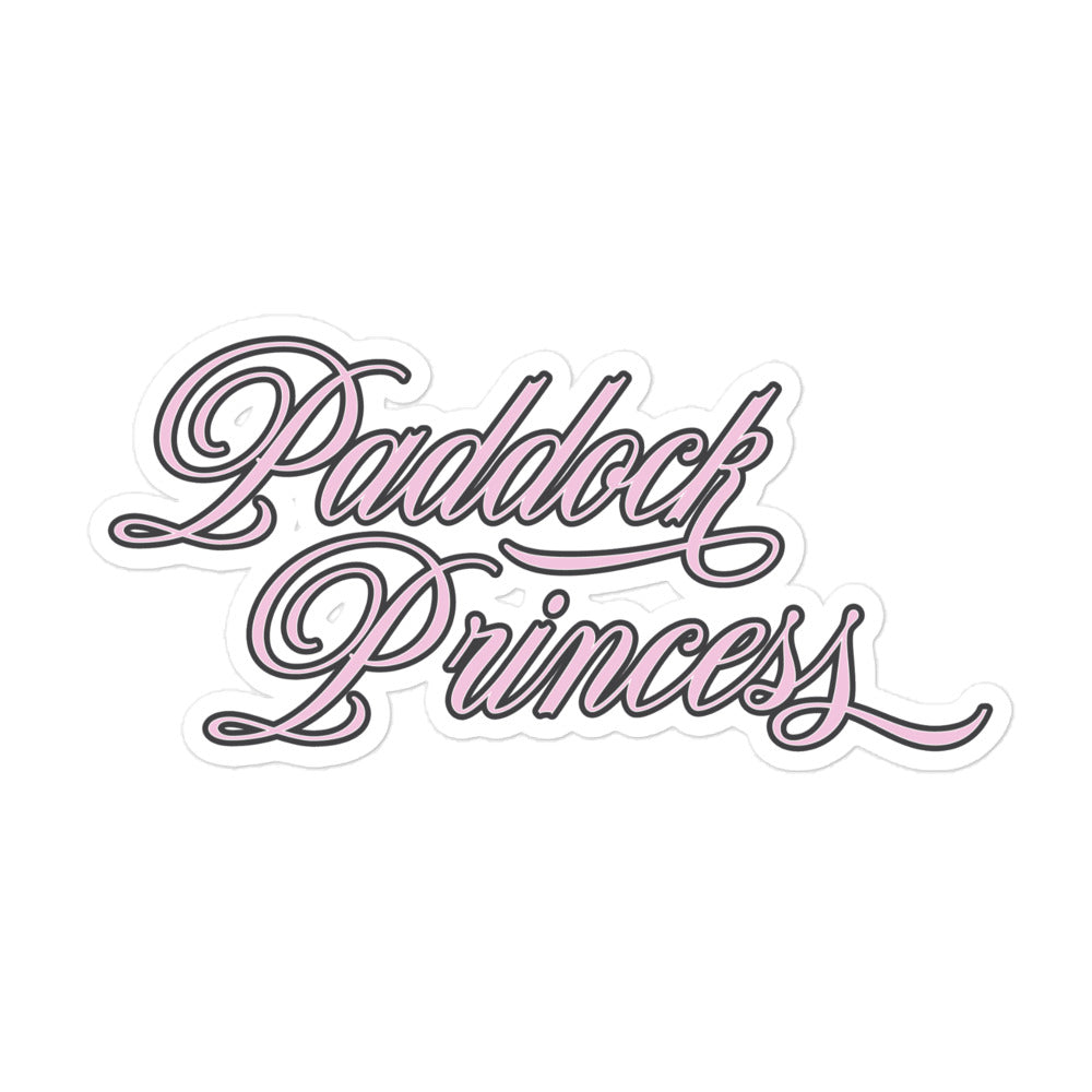 Paddock Princess Sticker