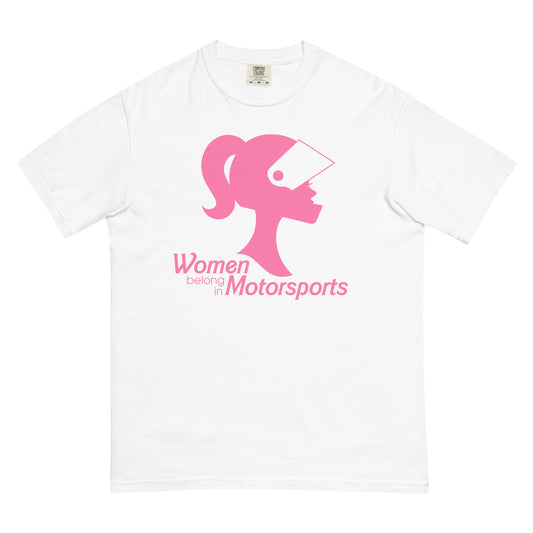 Women Belong in Motorsports tee