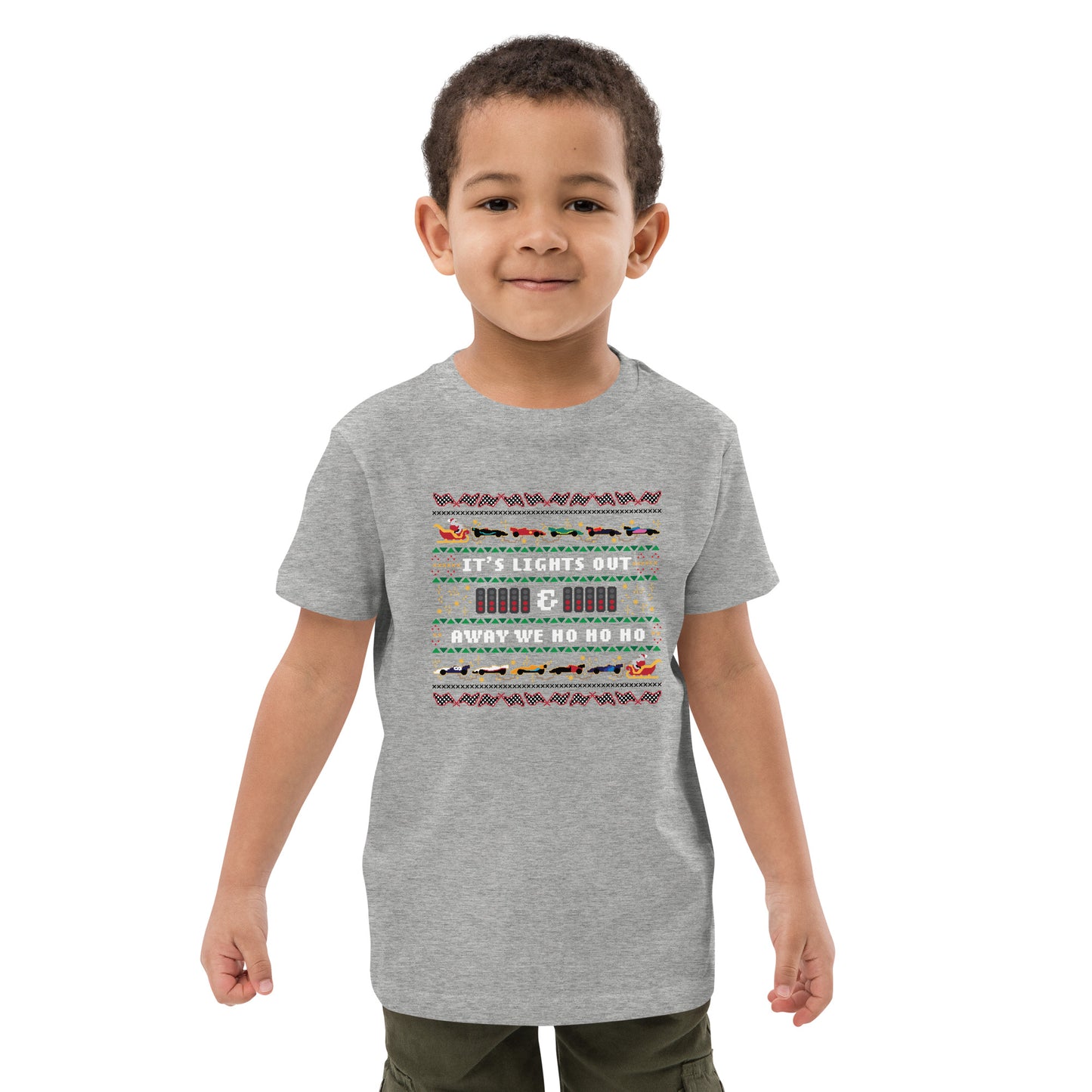 Lights out and away we ho ho ho kids t-shirt