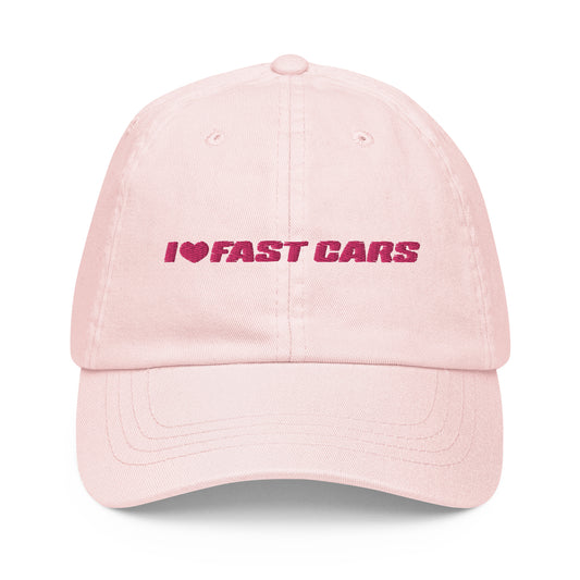 I Love Fast Cars Hat