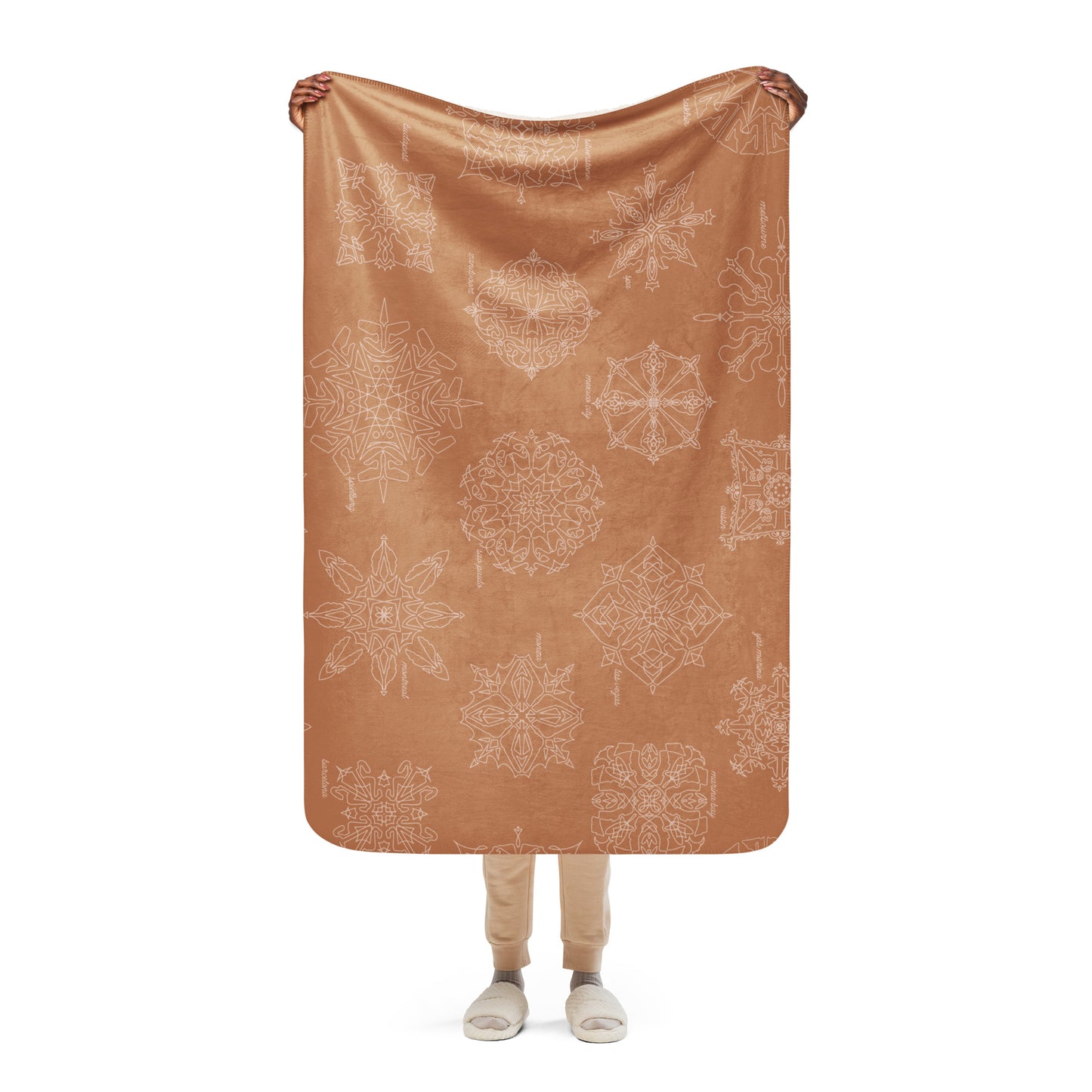 Trackflakes Blanket - Caramel