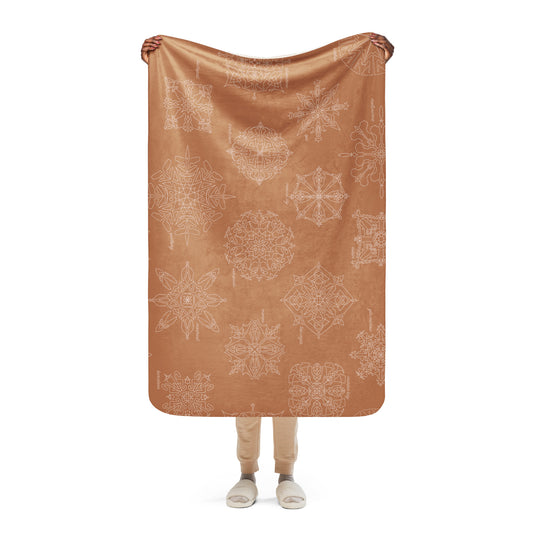 Trackflakes Blanket - Caramel