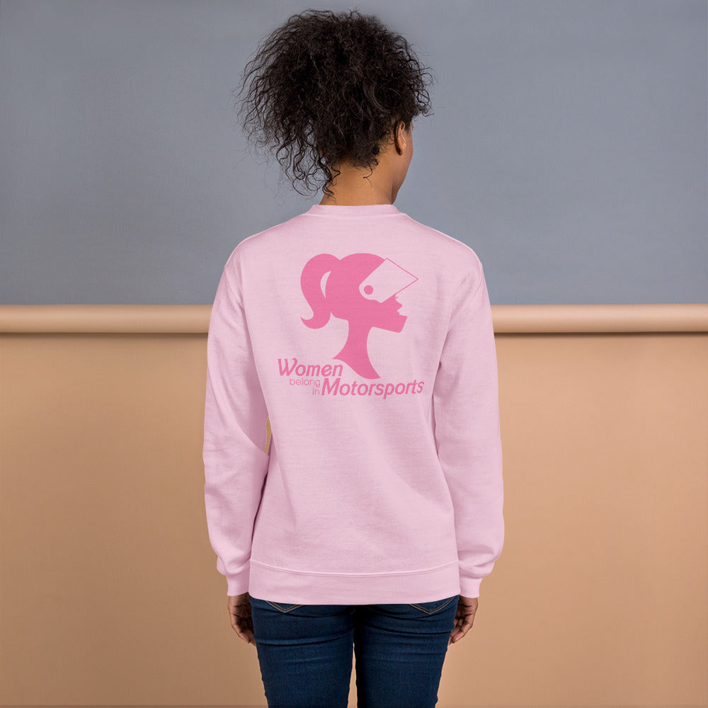 Women Belong in Motorsport Sweatshirt