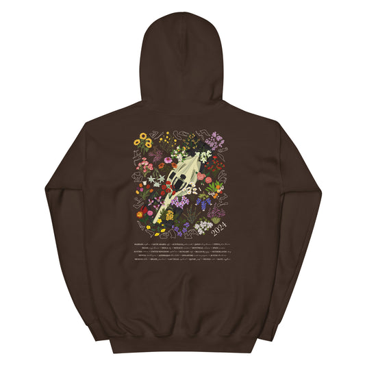 Global Floral Hoodie