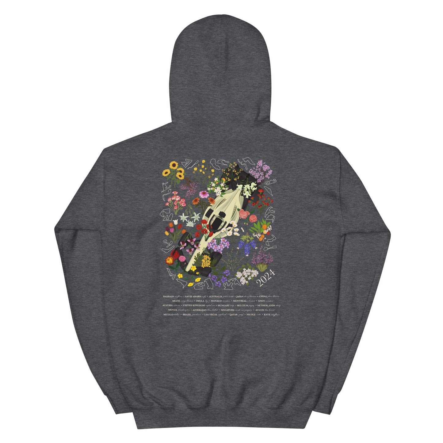 Global Floral Hoodie